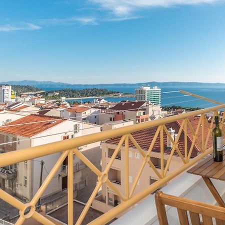 Vista Mare Apartment - 3 Bedroom, Sea View Makarska Exteriör bild